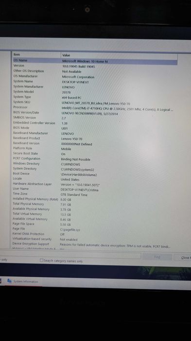 Laptop gaming Lenovo Y50-70 – i7, GTX 860M, 8GB RAM