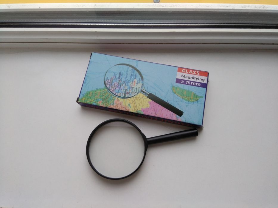 Лупа увеличительная очки линзы раритет антиквариат зеркало