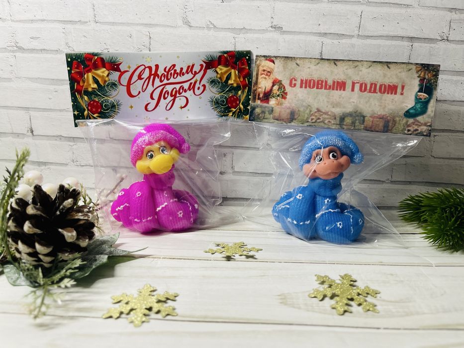 Мыло ручной работы новогоднее