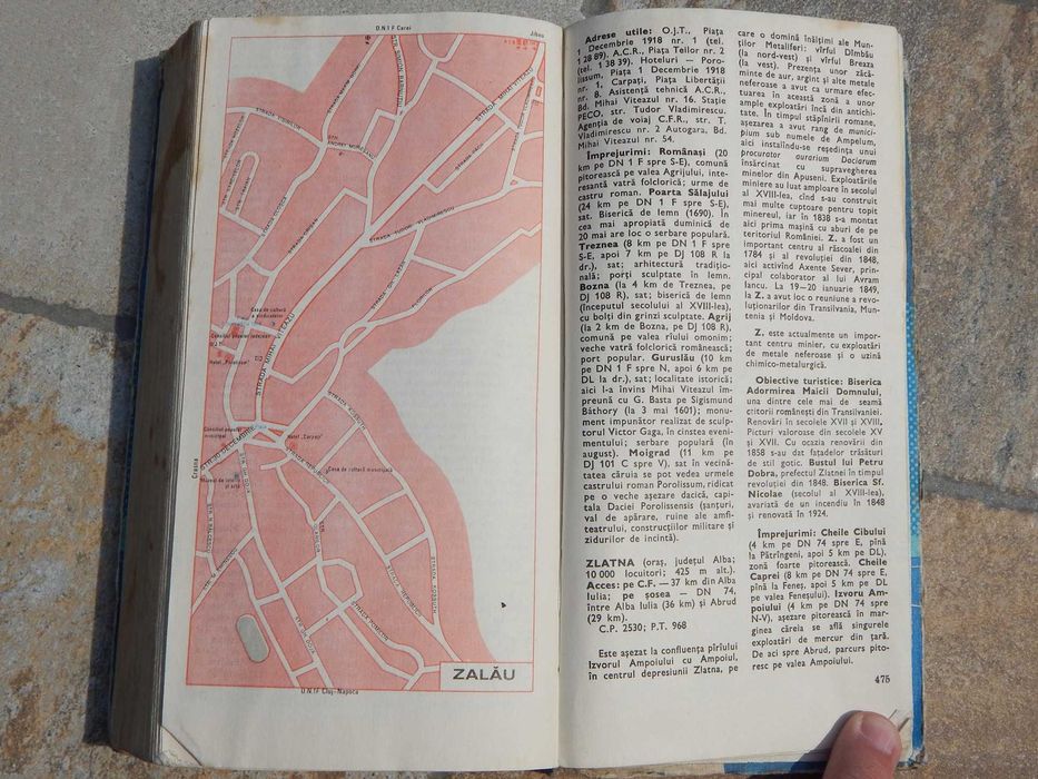 Romania ghid turistic an 1983 475 pag Sebastian Bonifaciu Sport Turism