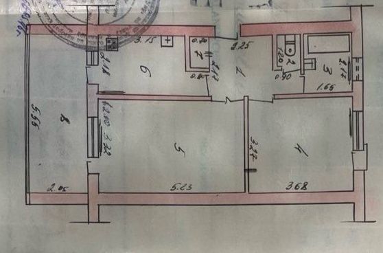 Ттз-2  77 серия. 2/2/4  60м²  Кирпич. Ор-р Ульяна
