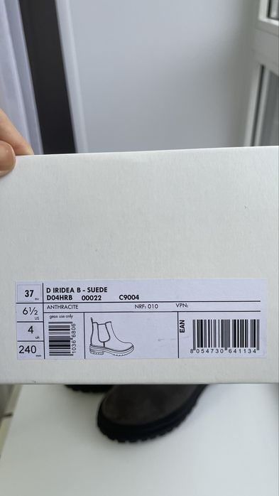 Женские ботинки челси Geox (замша)