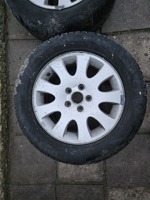 Лети джанти 16 5х112 с ъс зимни гуми 205 55 16 за Audi Vw Seat Skoda
Л