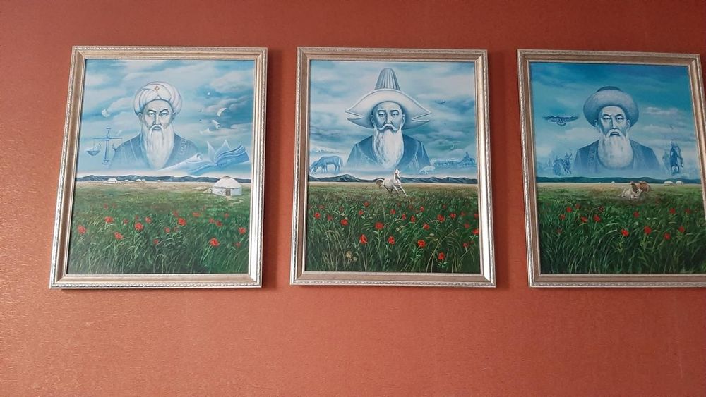 Қазақтың үш биінің картинасын (триптих) сатамын.