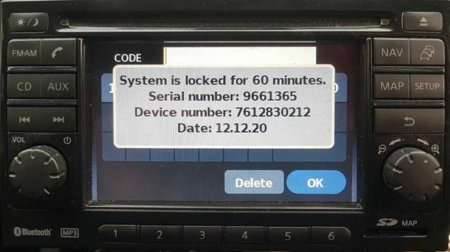 Deblocare Radio CD Navigatie VW AUDI SKODA SEAT NISSAN MERCEDES Cod PIN Pentru Toate Modelele