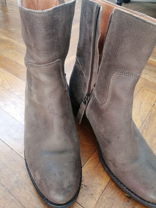 Боти естествена кожа