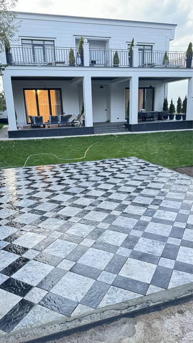 Укладка  Брусчатка, тратуарный плитка