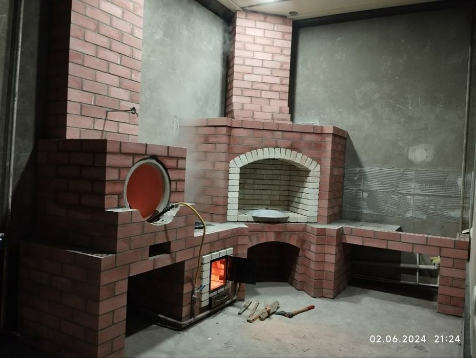 Летние кухни. Камин. Очаг