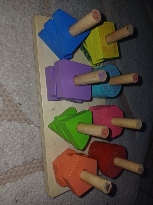 Деревянные развивающие игрушки унисекс