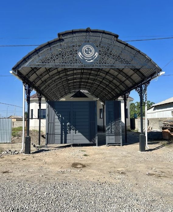 Ангар, навес, перила, качеля, ограждение