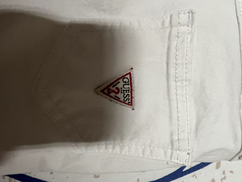 Детски дънкита в бяло и Млечно лилаво