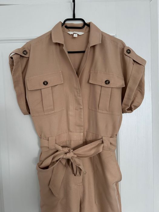 Salopetă H&M xs culoare bej