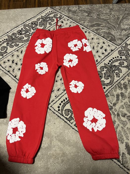 pantaloni lungi denim tears noi cu eticheta