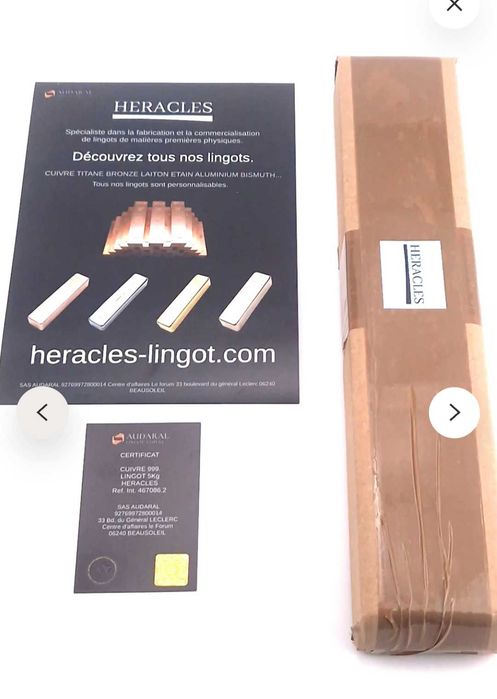 Lingou cupru Audral Heracles 5 kg