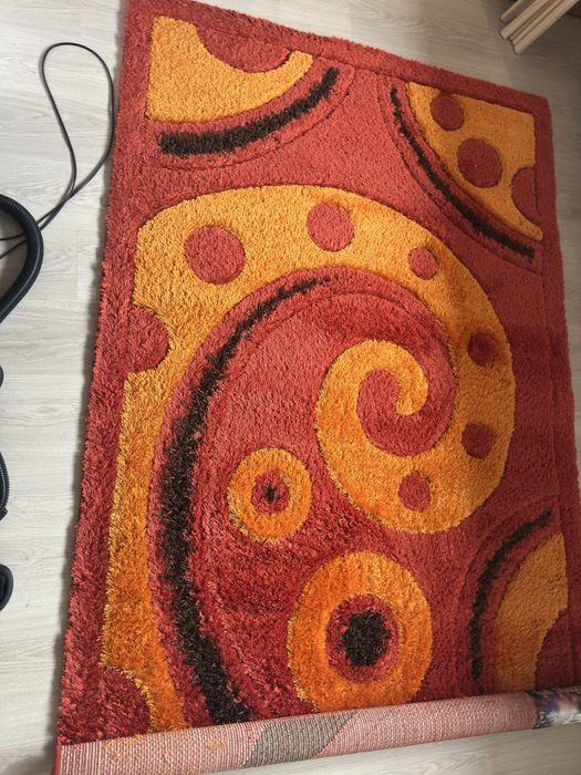 Covor mare culoare portocaliu