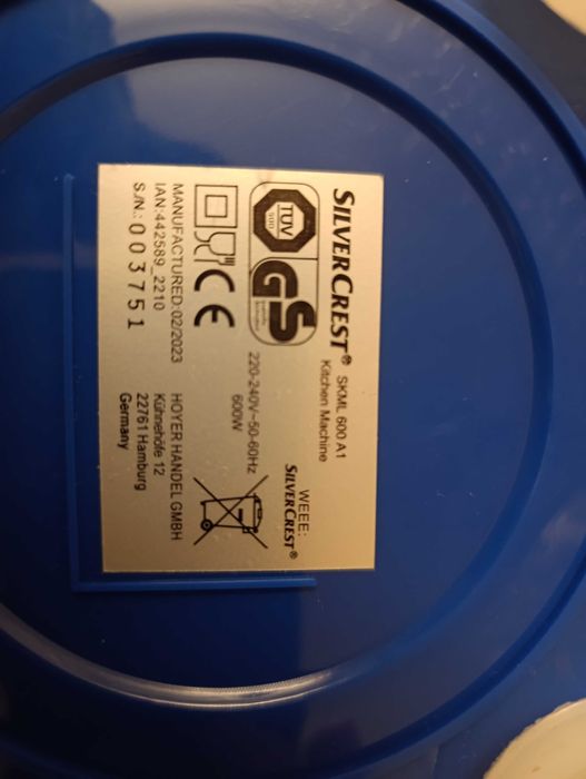 Планетарен миксер SILVERCREST...ретро дизайн