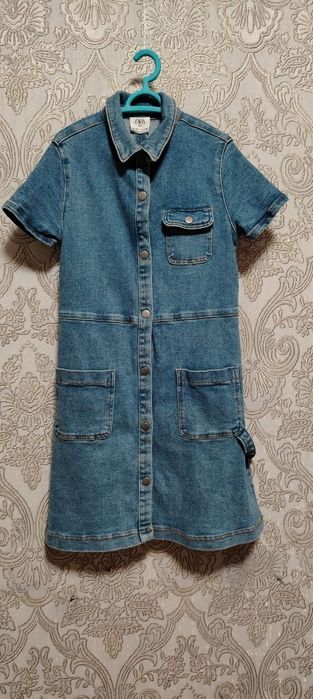 Продается джинсовая платье ZARA