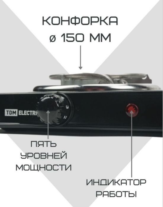 Электрическая Плитка Двухконфорочная