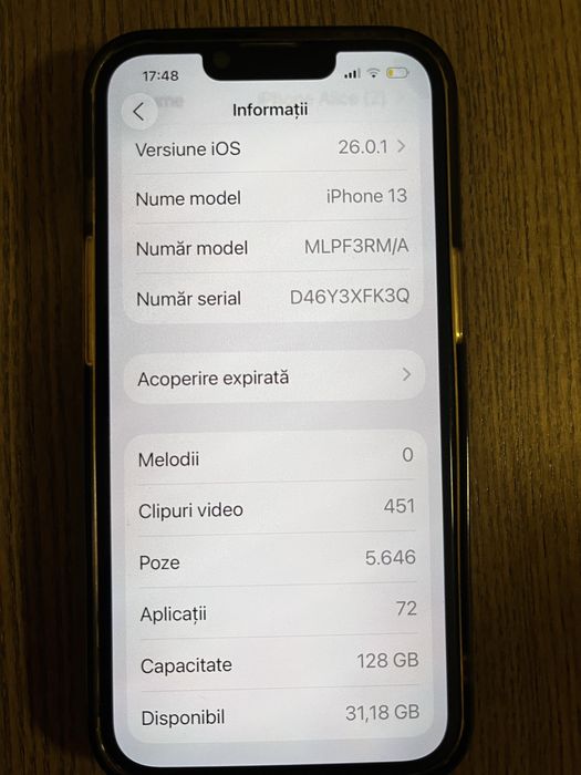 Vand telefonIPhone 13