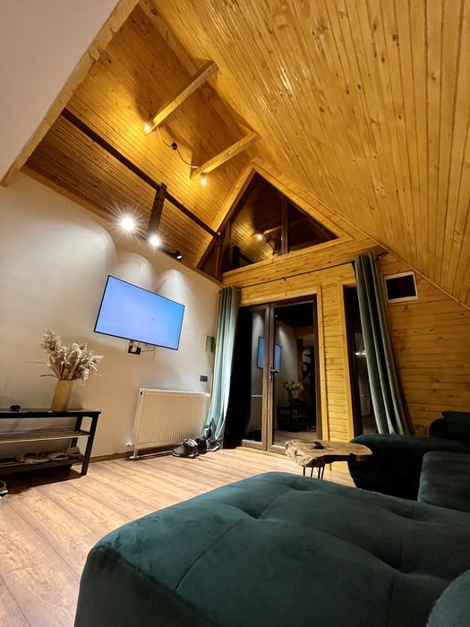 Cabana Panoramic Aframe Belis, 3 camere, 2 bai, foisor, jacuzzi/ciubar