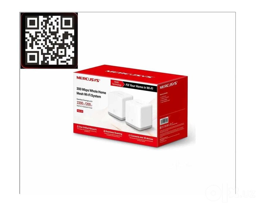 Роутер меш система MERCUSYS Halo S3 (2-pack)Система Wi-Fi**