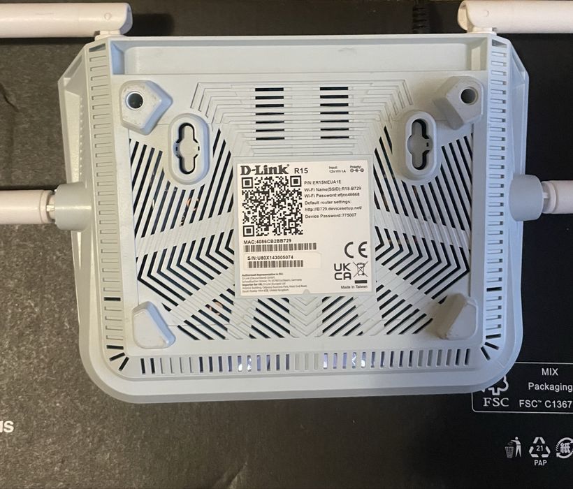 Vand Router D-Link R15 AX1500 Wi-Fi 6