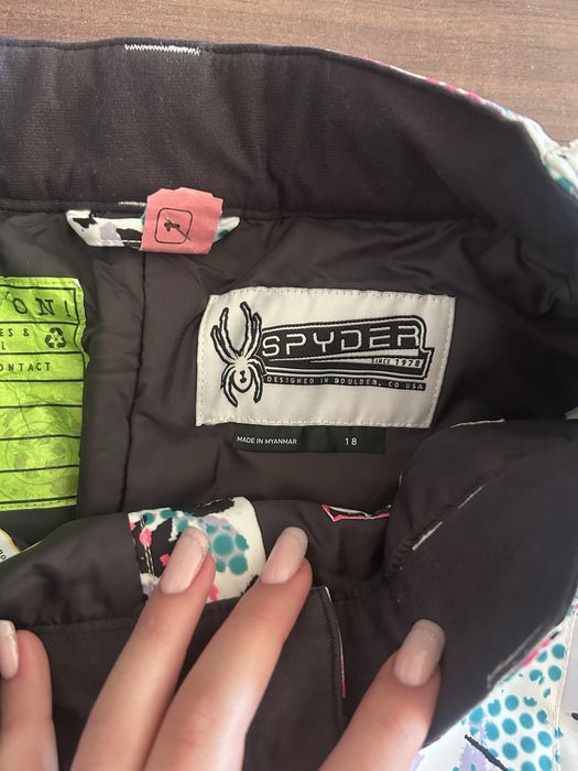 Set costum ski Spider+ghete Salomon+clapari+casca cu ochelari+manusi