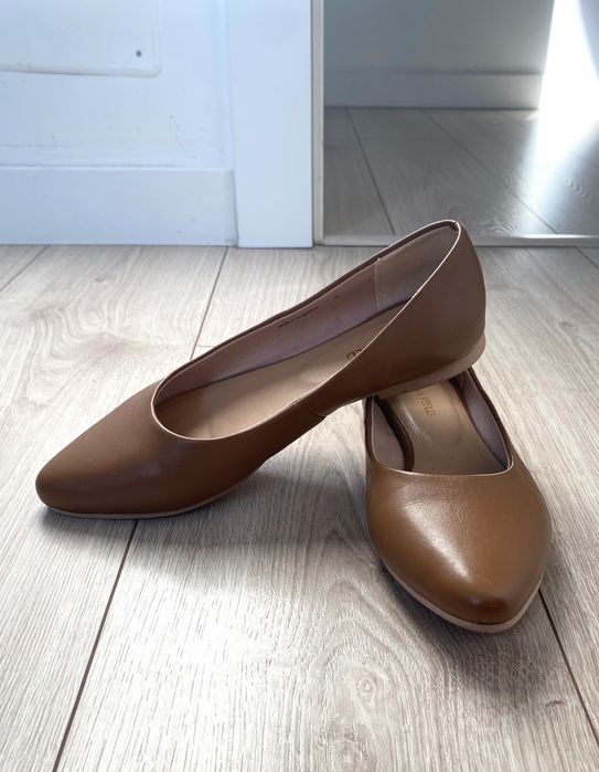 Balerini piele naturala, marime 38