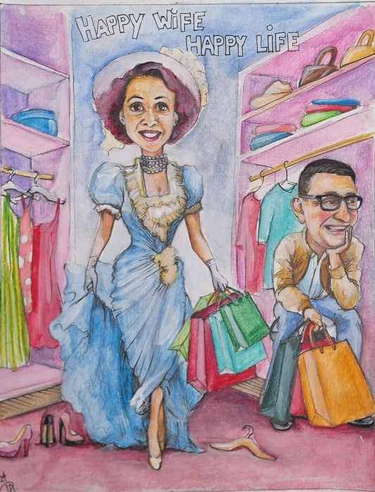 Caricatura poveste cadou