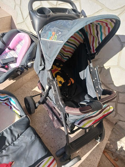 Детска количка с два коша 3 в 1