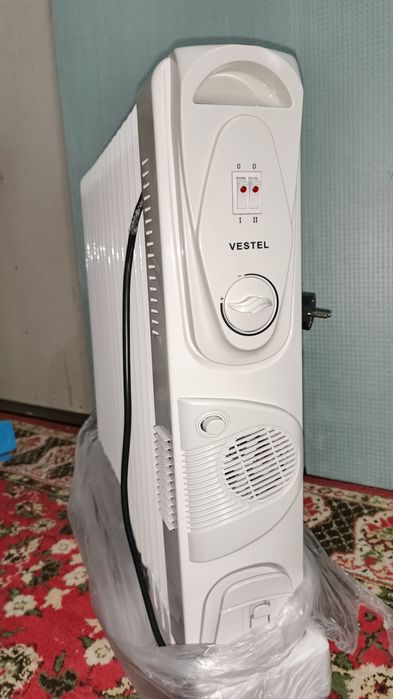 Новый масляный радиатор Vestel 15 секций с вентилятором