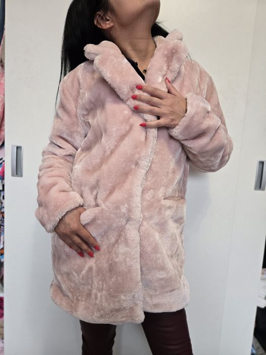 Дамски палта от еко кожа косъм