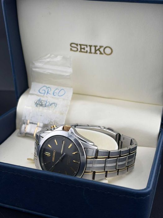 Seiko Kinetic 5M62-0AV0 – Acumulator nou – Cutie inclusă