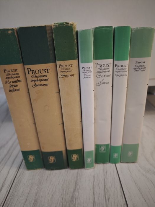Set În căutarea timpului pierdut,Complet 7 vol, Proust, 1985-2003