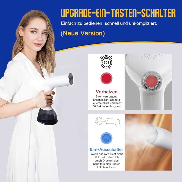 Уред за гладене с пара Rolipo 1640W 400 ml