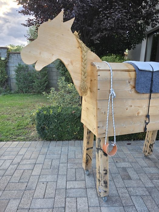 Cal de lemn pt copii Înălțime 153 cm / Lungime 152 cm  Săcălaz