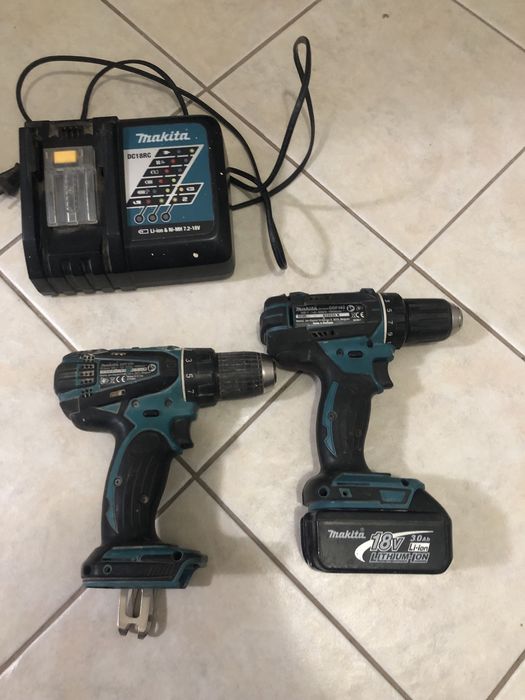 Set filetante Makita DDF 456 si DDF 482 cu 1 acumulator si incarcator