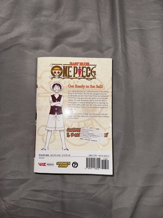 One Piece manga vol.1,2,3