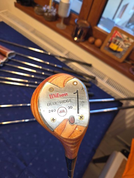 изключително запазени Golf стикове от 60те Wilson Blue Ridge