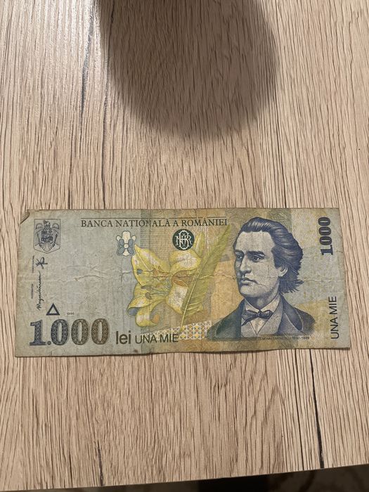 Bacnota 1000 lei Mihai Eminescu