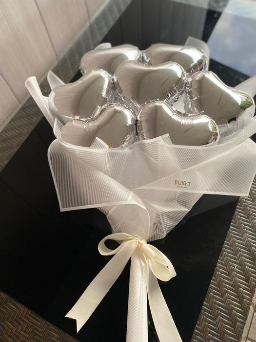 Букеты из шаров звёзды и сердца