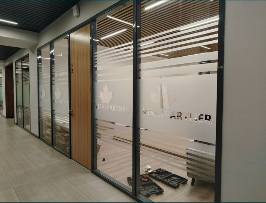 Матовый пленка туманка оракал тонировка офис ва здания ойналарига