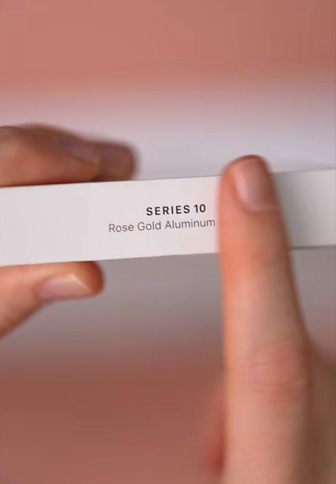 Новые часы  Apple watch 10 цвет Rose gold