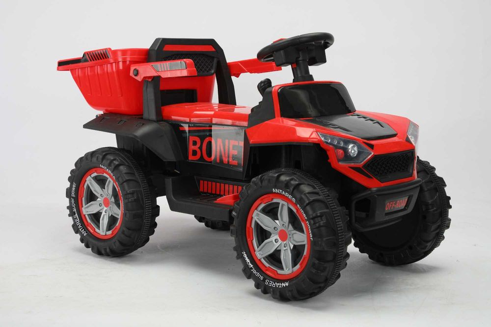 Excavator cu bascula si cupa electrica, Bonet 2x 30W 12V  #RED