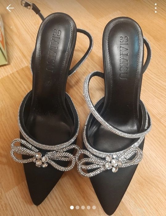 Sandale elegante  cu strasuri