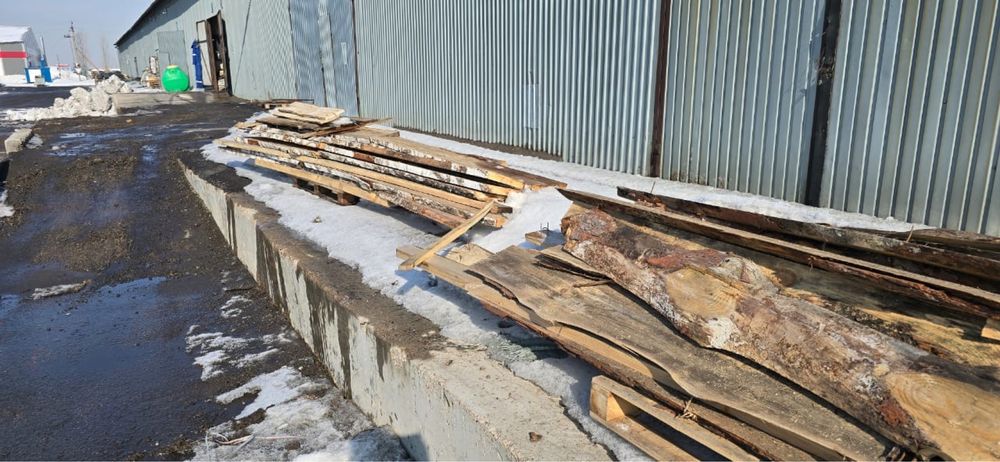 Доски необрезные