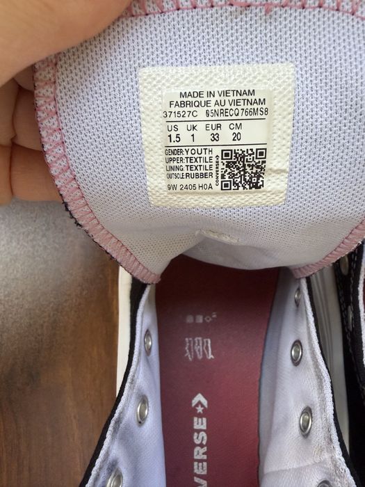 Кеды для девочки converse