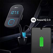 Anker Roav T1 Bluetooth FM трансмитер със зарядно за кола