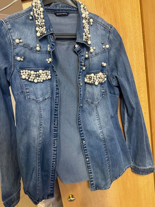 Дамска дънкова риза