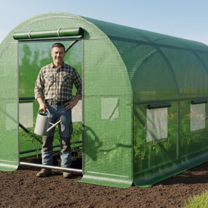 Компактна оранжерия - професионална защита и идеални условия